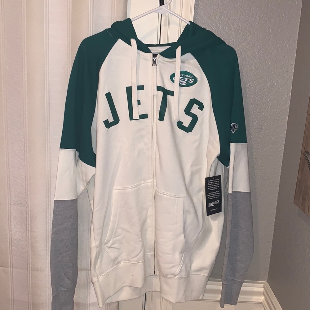 G-III JETS Full Zip Hoodie—JETS